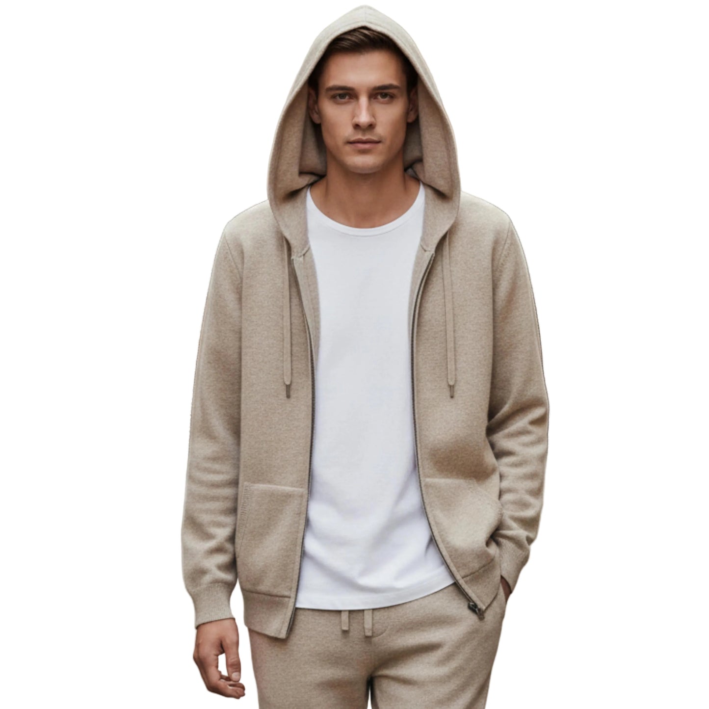 Men's Full Zip Hoodie Jacket-Rilvee
