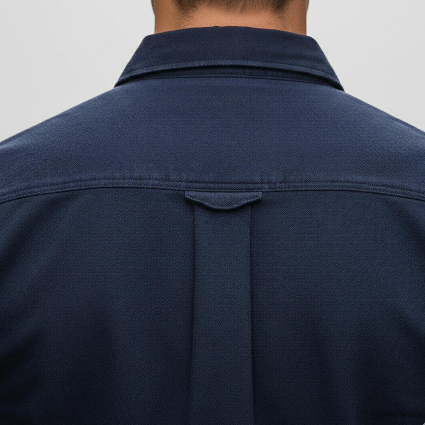 Men's Classic Long Sleeve Shirt with Twin Chest Pockets-Rilvee
