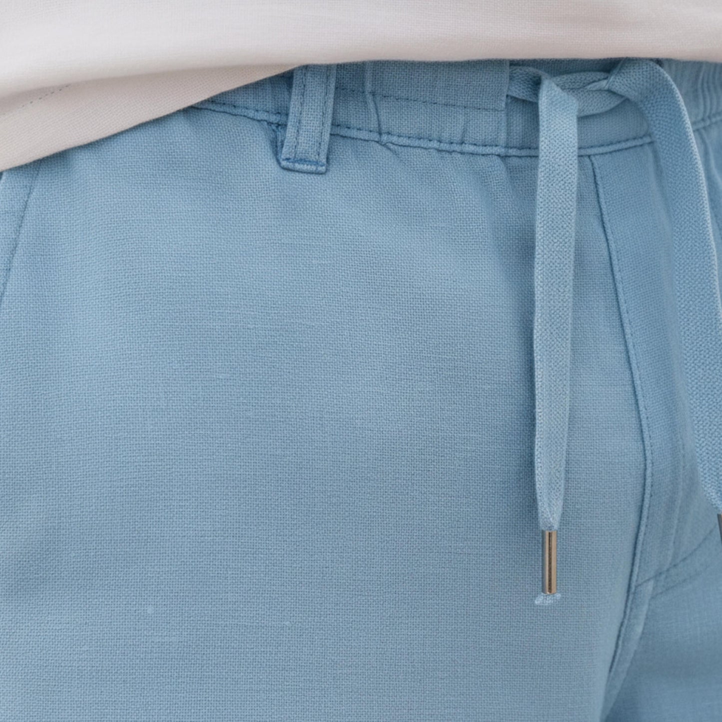 Men's Elastic Waist Shorts with Drawstring-Rilvee