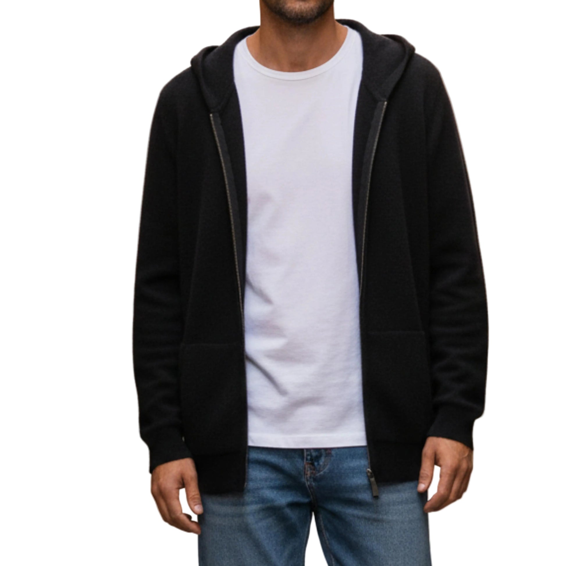 Men's Full Zip Hoodie Jacket-Rilvee