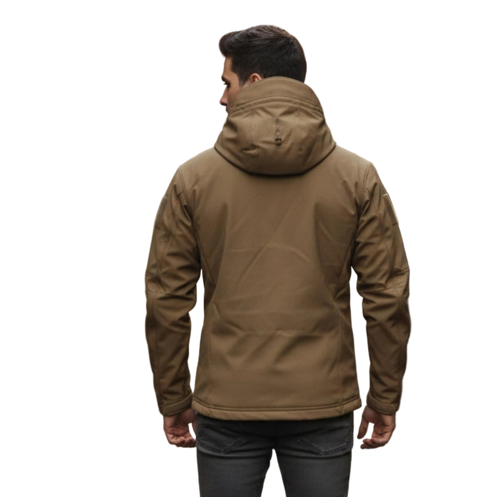 Men's Hooded Zip Jacket with Multiple Pockets-Rilvee