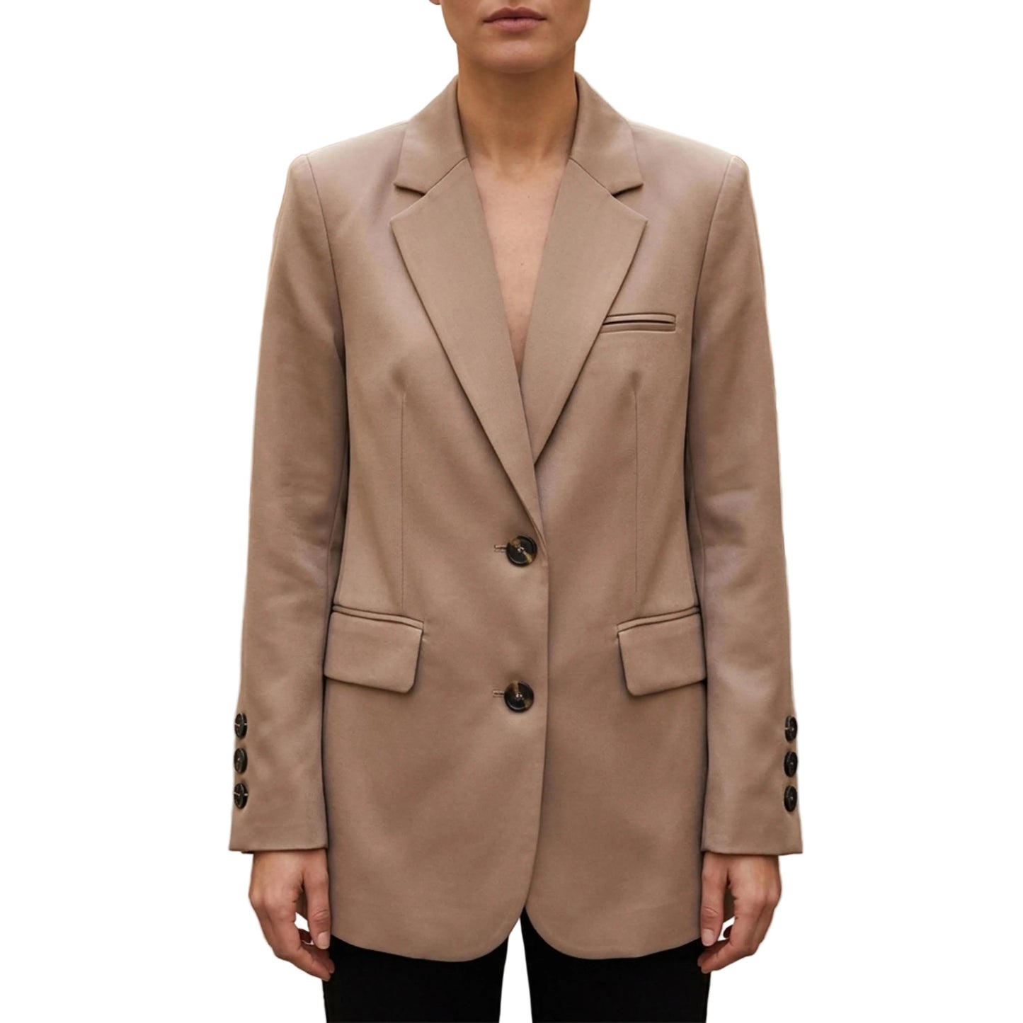 Women's Single-Breasted Tailored Blazer-Rilvee