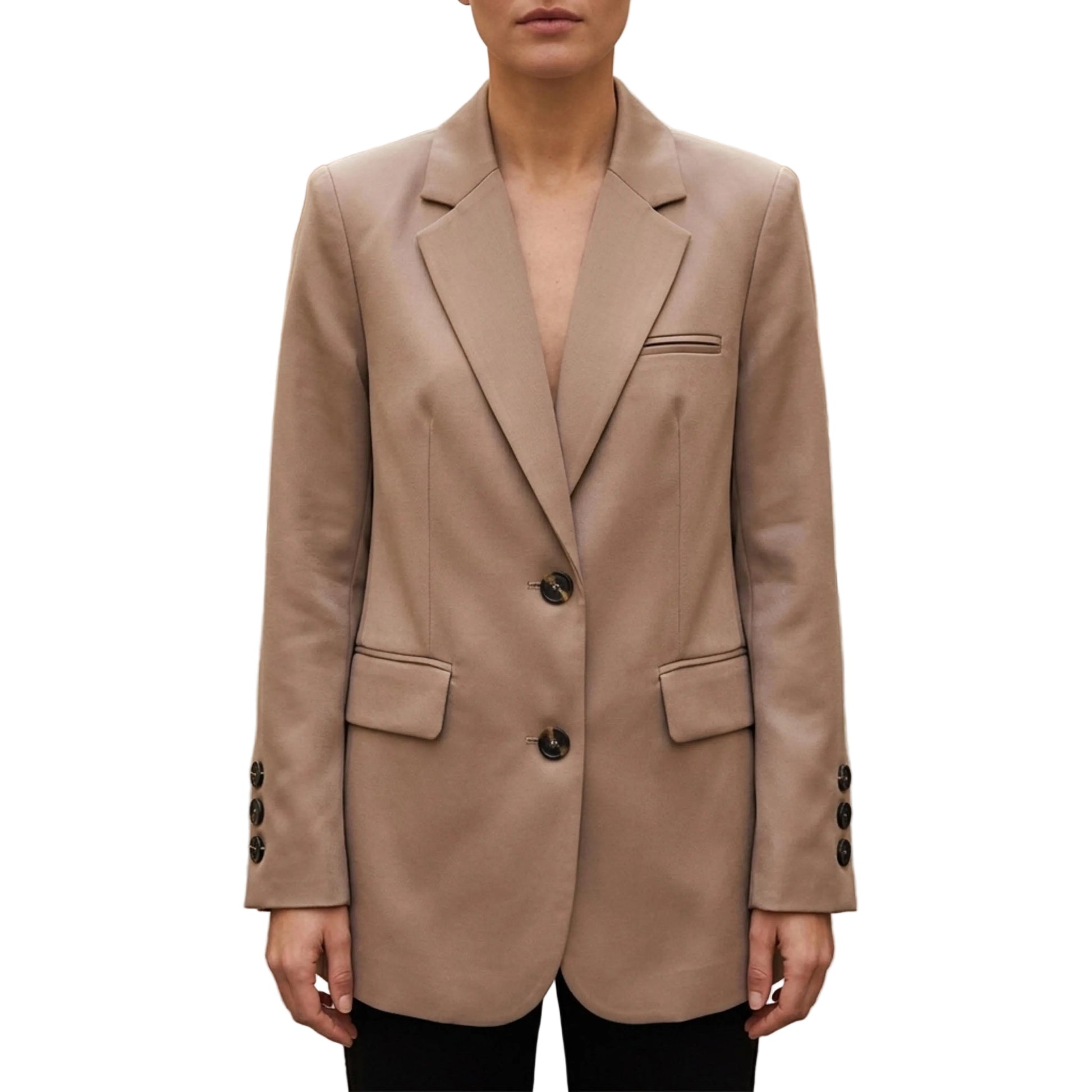 Women's Single-Breasted Tailored Blazer-Rilvee