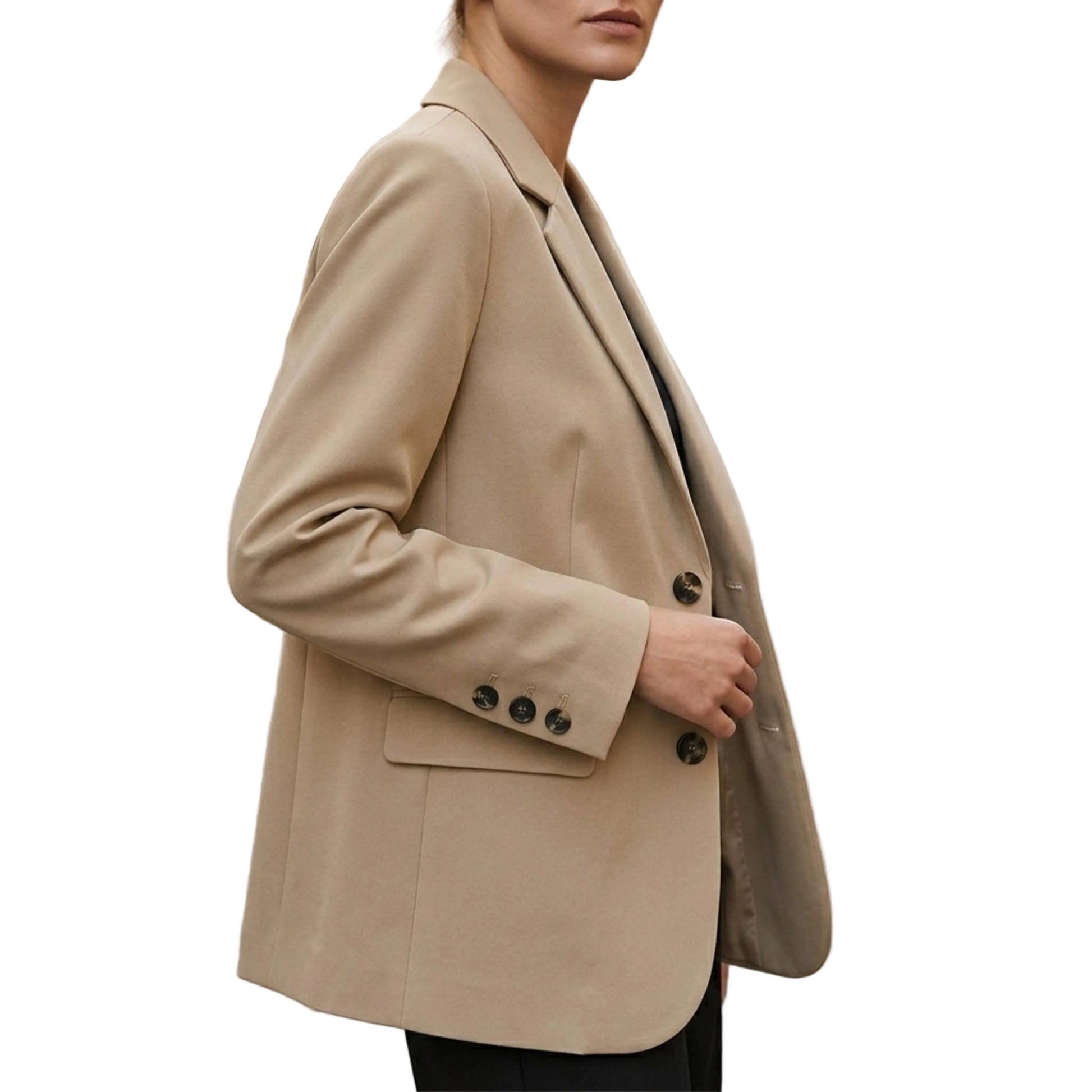 Women's Single-Breasted Tailored Blazer-Rilvee